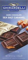 Dark chocolate & sea salt caramel bar