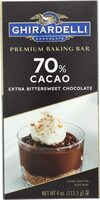 70% Cacao Extra Bittersweet Chocolate