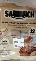 Peanut Butter & Honey Spread Crustless Sandwich