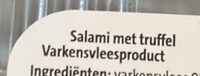 Salami met truffel