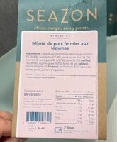 Mijoté de porc fermier aux légumes