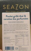 Poulet grillé thaï & carottes bio parfumées
