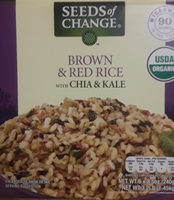 Organic Brown & Red Rice with Chia & Kale