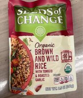 Organic Brown & Wild Rice with Tomato & Roasted Garlic
