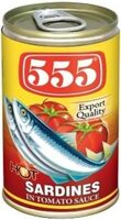 555 sardines (r) 425g