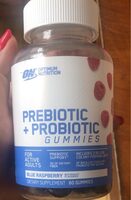 Prebiotic and probiotic gummies