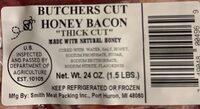 Butcher cut honey bacon thick cut