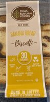 Irenes bakery all natural fat free banana bread biscotti