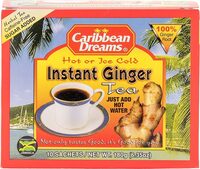 Instant ginger tea sachets