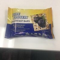 Blueberry oatmeal breakfast bars