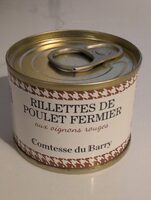Rillettes de Poulet Fermier aux Oignons Rouges