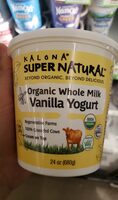 Organic Vanilla Yogurtp