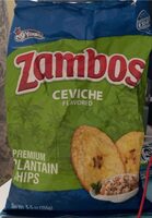 Zambos ceviche plantain chips