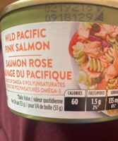 Wild pacific pink salmon