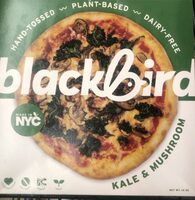 Plant-based Kale And Mushroom Pizza