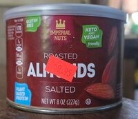 Roasted almonds salted