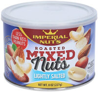 Low salt mixed nuts