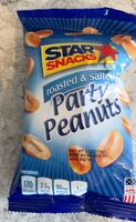 Snacks roasted & salted party peanuts