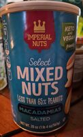 Select mixed nuts with macadamias