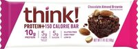 Chocolate almond brownie protein bar