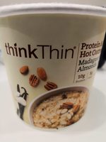 Madagascar vanilla, almonds, pecans protein & fiber hot oatmeal, madagascar vanilla, almonds, pecans