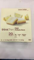 Lemon Delight High Protein Bars