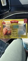 Hard-Boiled Peeled Egg, Uncured Pepperoni and String Cheese