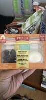 Hard-Boiled Peeled Egg, Dark Chocolate Coated Almonds and Sharp White Cheddar Cheese - Salt and Pepper