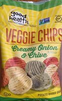 Creamy Onion & Chive Flavored Veggie Chips