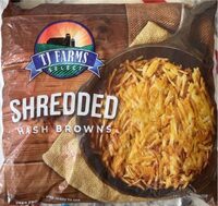 Tj farms select shredded potatoes