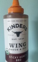 Wing sauce sticky honey BBQ