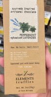 Peppermint bar with lavender infusion dairy free