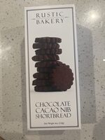 Chocolate Cacao Nib Shortbread