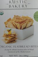 Organic Flatbread Bites Rosemary & Olive Oil