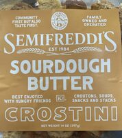 Sourdough butter crostini