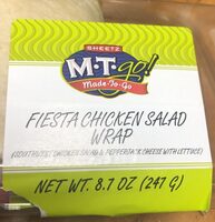 Fiesta chicken salad wrap