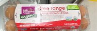 Organic Free-range Large Brown Eggs