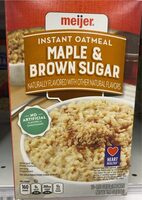 Instant Oatmeal Maple & Brown Sugar