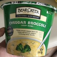 Cheddar brocoli soup bowl