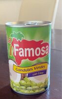 Green Pigeon Peas With Coconut 280G Famosa