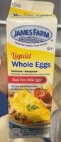 Liquid whole eggs