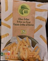 Frites au four bio surgelées