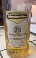 Marshmallow flavored syrup