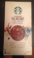 Cafe glacé vanille