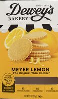 Meyer Lemon Thin Cookies