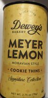 Meyer Lemon Cookie Thins