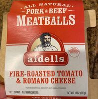 Fire-Roasted Tomato & Romano Cheese Meatballs