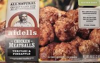Chicken Meatballs Teriyaki & Pineapple