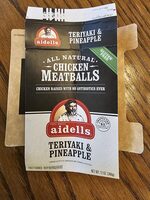 Teriyaki & Pineapple Chicken Meatballs