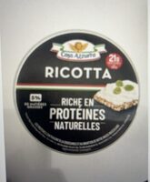 Ricotta riche en protéines naturelles